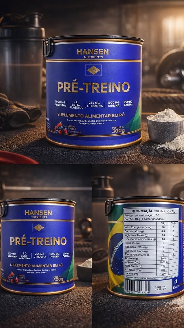 Pré-treino — Hansen Nutrients